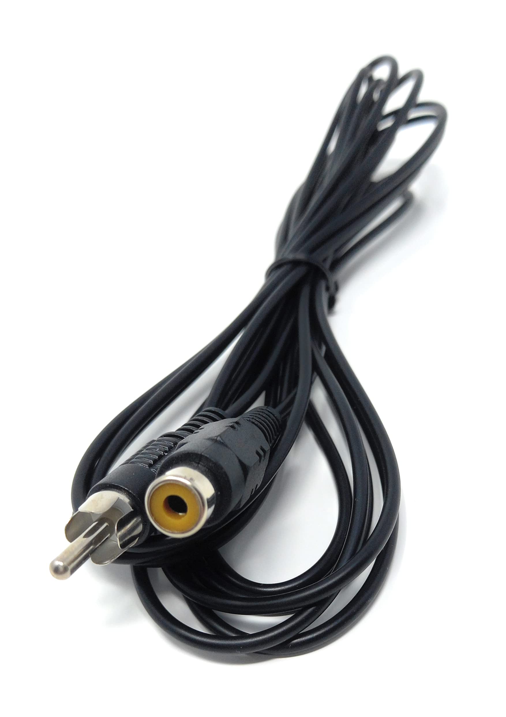 DRUT RCA to RCA Socket Mono Single Phono Extension Cable HI-FI/TV Audio Video Lead Cord