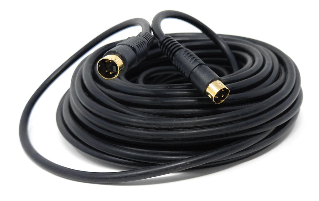 DRUT S-Video (SVHS) Cable 4-pin Male to Male Gold Plated Compatible With TV, HDTV, DVD, VCR, Camcorder, Game Console