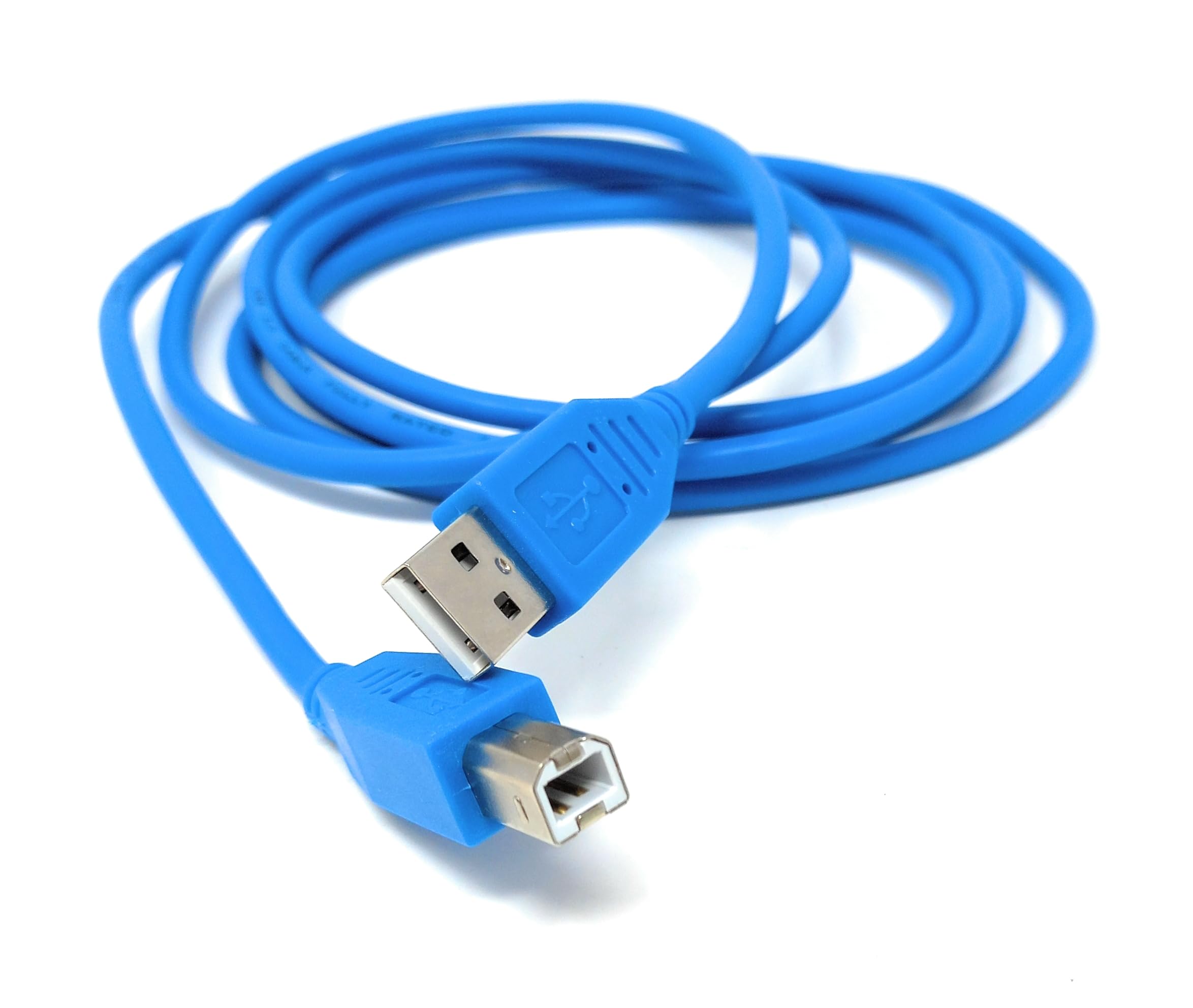 DRUT USB B Cable for DJ Controllers & MIDI Devices, Printer Style Lead for Mixers, Turntables, Keyboards, Samplers, Synthesizers, Compatible with Numark, Pioneer, Traktor, Denon, Akai, Serato