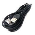 DRUT USB Extension Cable – High-Speed USB 2.0 A Male to A Female Lead, 24AWG Heavy-Duty Wire, Black Extension Cord for PC, Laptop, Printer, USB Hub