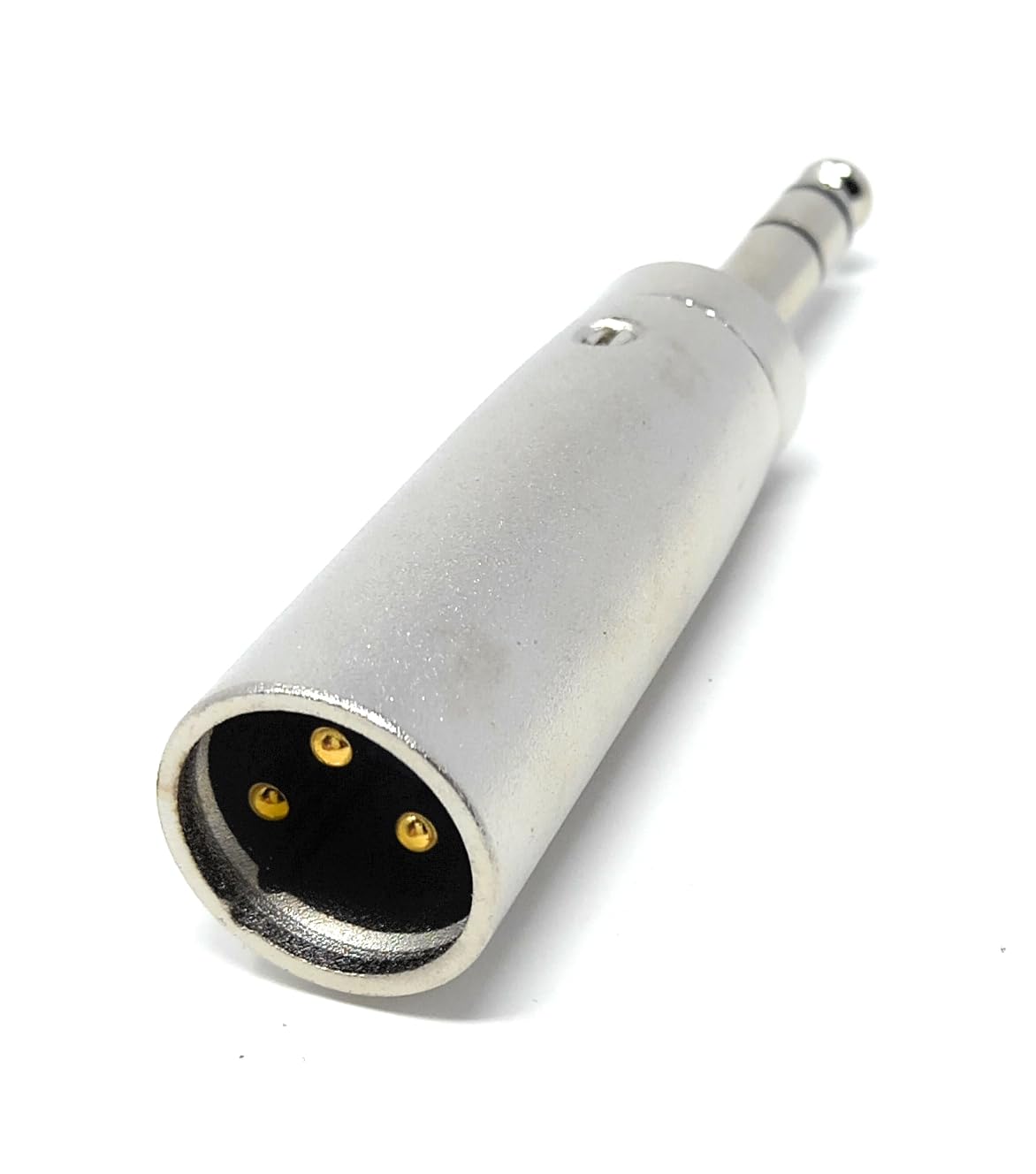 DRUT 6.35mm Stereo Jack to XLR Male Adapter, Audio Cable Converter for Instruments, Microphones, and DJ Equipment