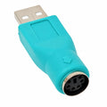 DRUT USB A Male to Mini DIN 6 Female Adapter, PS/2 Converter for Music Instruments, Keyboard, Mouse and Legacy Peripheral Connections