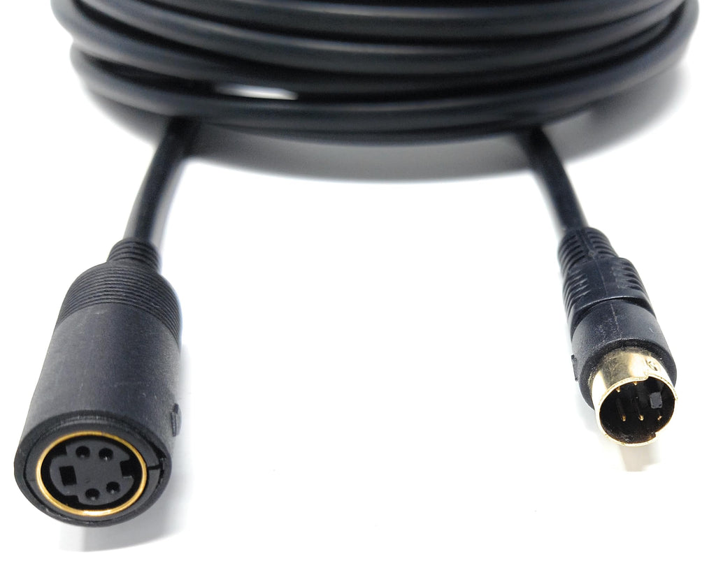 DRUT S-Video Extension Cable, 4 Pin Mini Din (Male to Female) Lead Cord