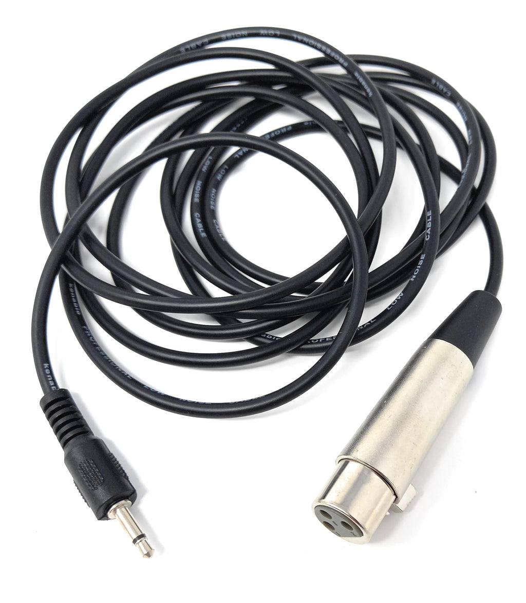 DRUT 3.5mm Mono AUX Jack to XLR Female Socket Microphone Lead Cable