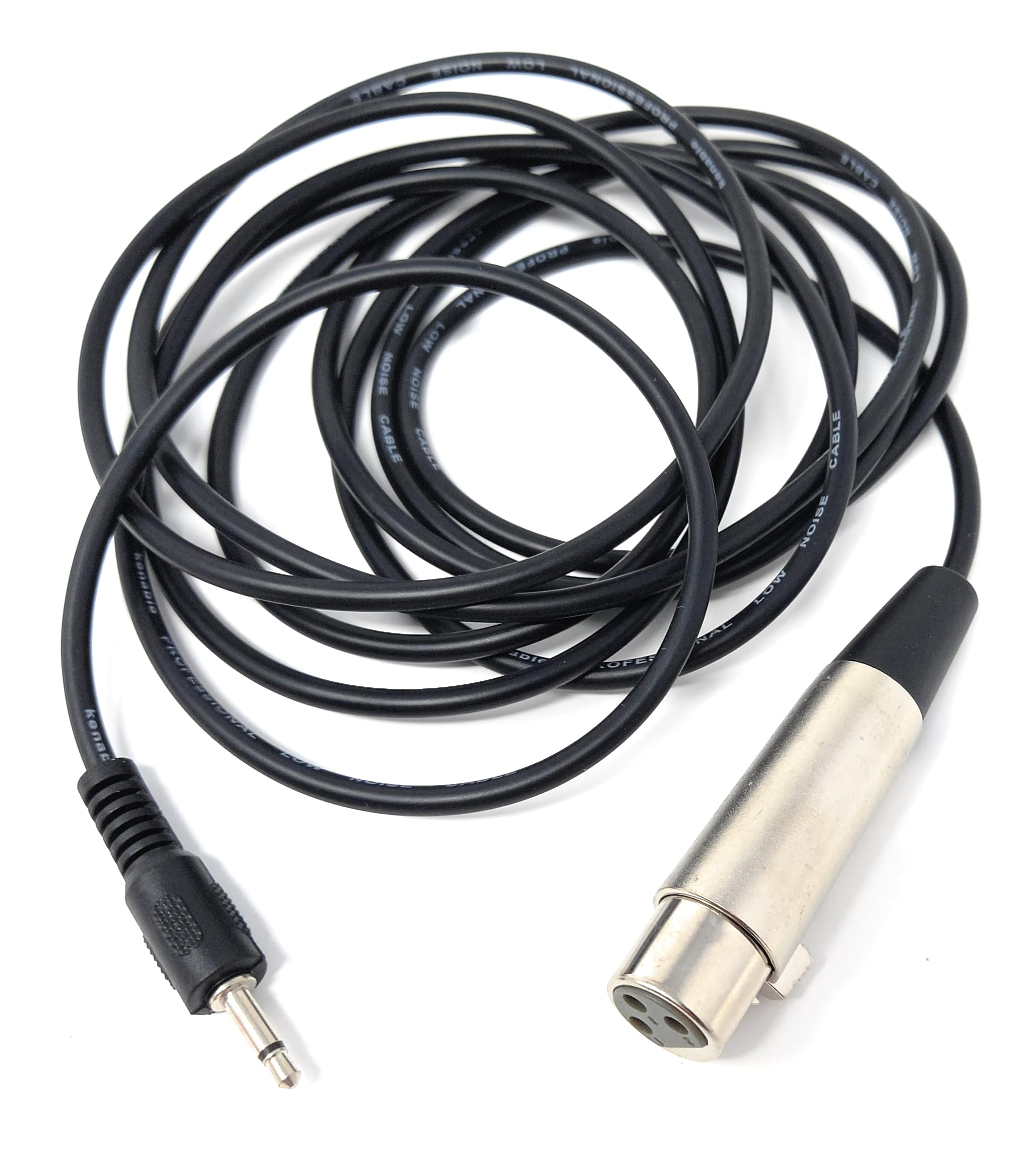 DRUT 3.5mm Mono AUX Jack to XLR Female Socket Microphone Lead Cable