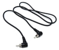 DRUT 1m Single RCA to RCA Phono Audio Video Cable, 90 Degree Right Angle Lead 3.3ft