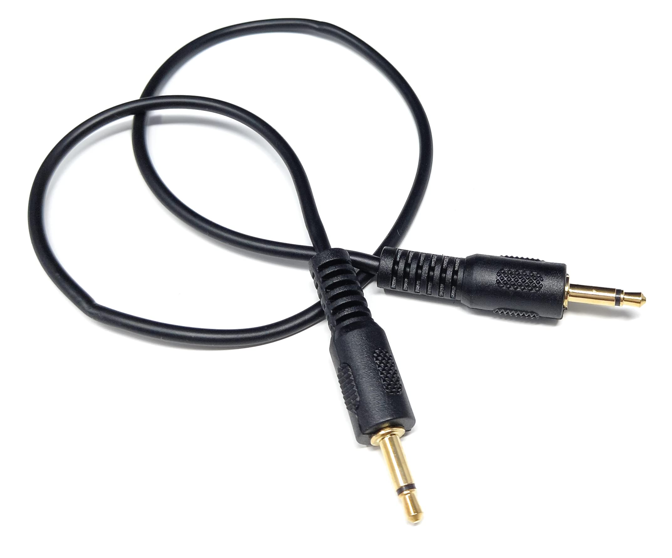 Mono 3.5mm to 3.5mm Mono Jack Plug Male to Male Cable Lead, Gold Connectors