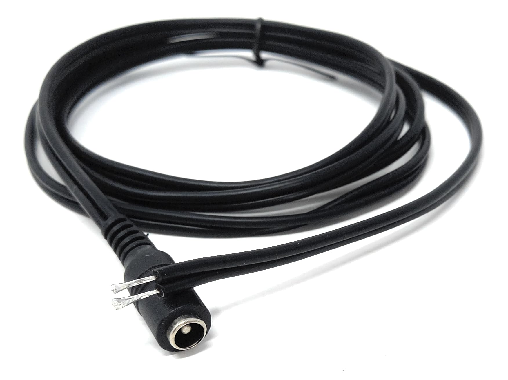 DRUT 2.1mm x 5.5mm Female DC Socket to Bare Wire Power Cable – Compatible with LED Signs, Solar-Powered Outdoor Devices, CCTV, and More