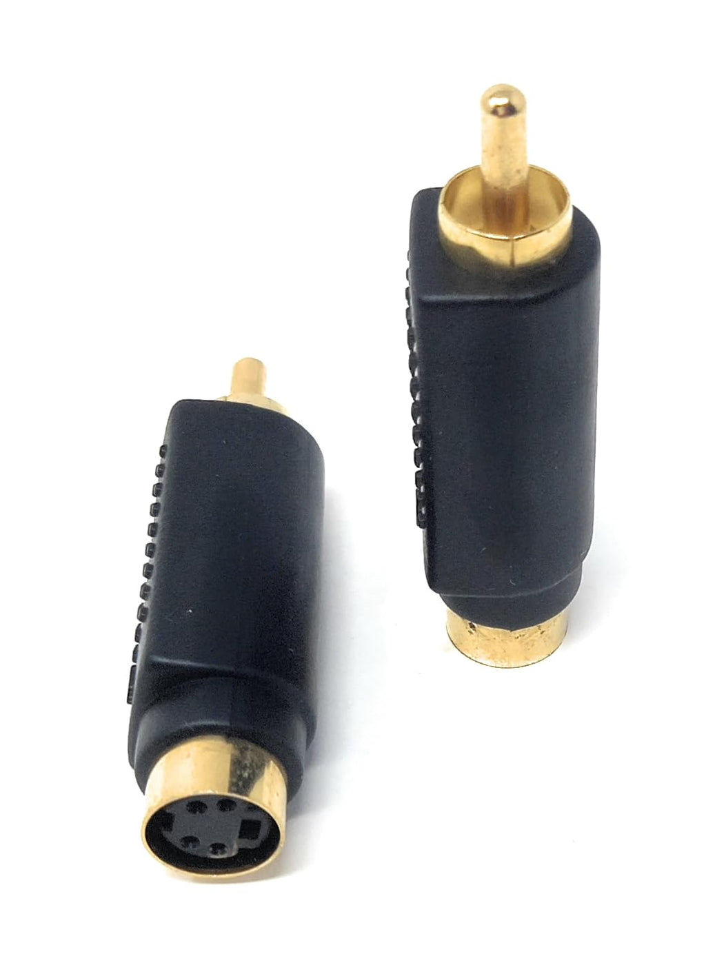 DRUT 1 pcs. S-Video/VHS Socket to RCA Phono Male Video Adapter Converter, 1pcs.