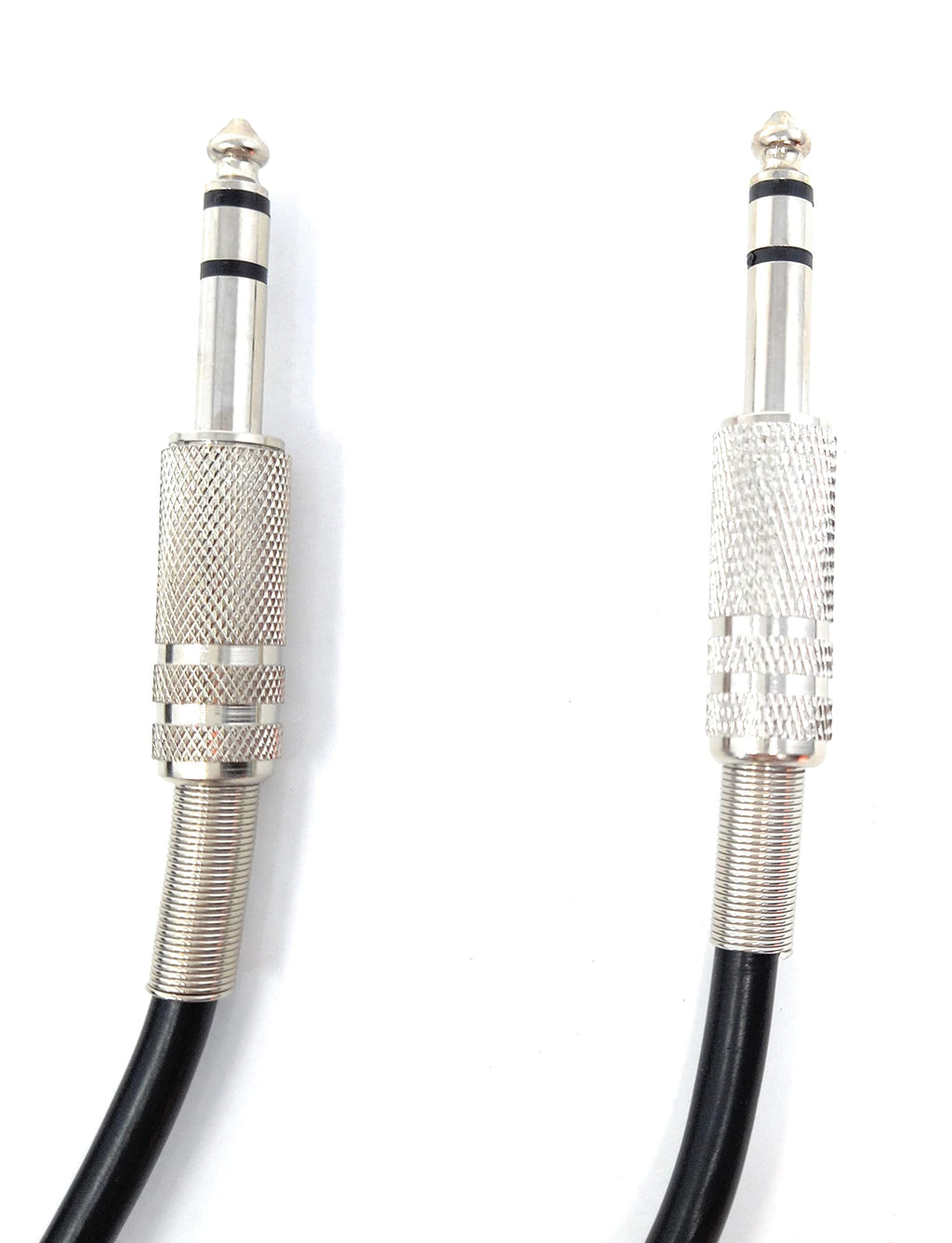 DRUT 6.35mm Male to 6.35mm Male Stereo Audio Cable, 1/4" TRS Connectors For Professional Music Instruments & Home Audio