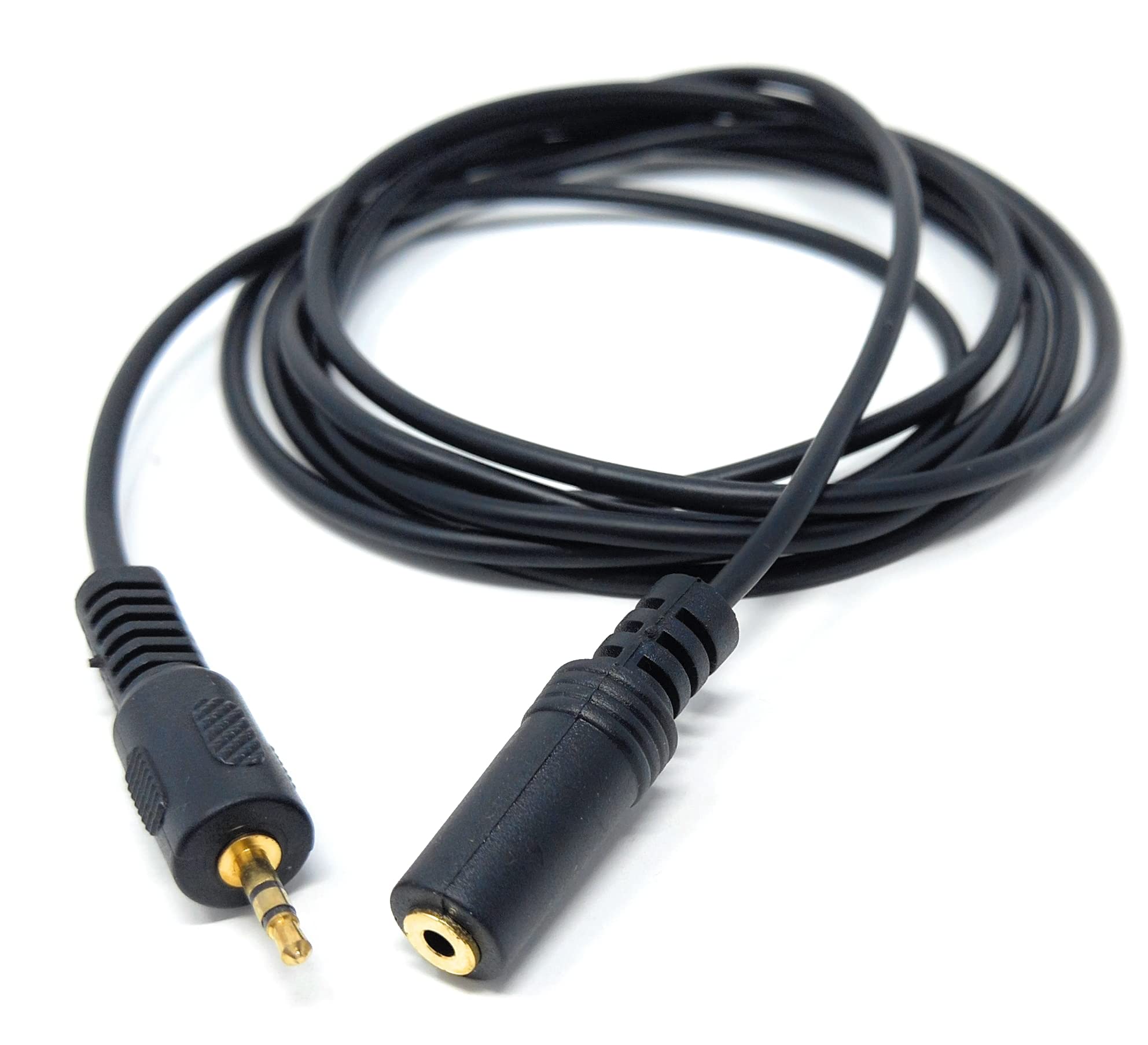DRUT Stereo 2.5mm Jack to 2.5mm Socket Extension Cable Male to Female Small PIN Gold Connectors