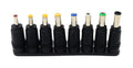 DRUT 5.5 x 2.1mm DC Power Socket to Multi Adapters Plugs 3.5 x 1.35mm, 4.0 x 1.7mm, 4.8 x 1.7mm, 5.5 x 1.7mm, 5.5 x 2.1mm, 5.5 x 2.5mm, 6.3 x 3.0mm, 6.0 x 4.4mm, 8 pcs. Pack