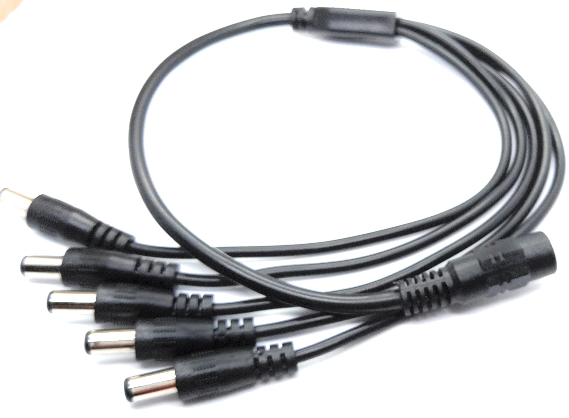DRUT 5.5mm to 2.1mm DC Power Splitter Lead Adapter 12V PSU to LED, CCTV Camera Cable
