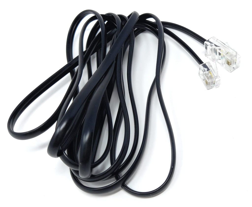 DRUT Flat RJ11 to RJ45 Male to Male 4 wire Broadband, Modem Cable Lead