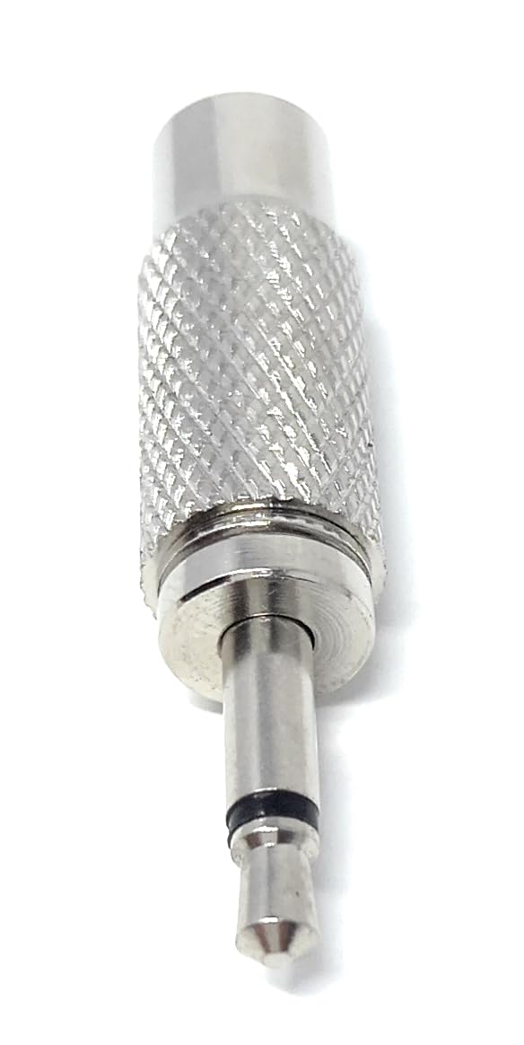DRUT 3.5mm Mono Jack Plug to RCA Phono Socket Male to Female Adapter