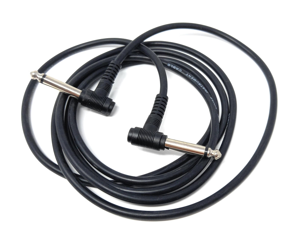 DRUT 6.35mm to 6.35mm Right Angle 90 Degree Jack Audio Mono Guitar Speaker Music Instrument Cable Lead