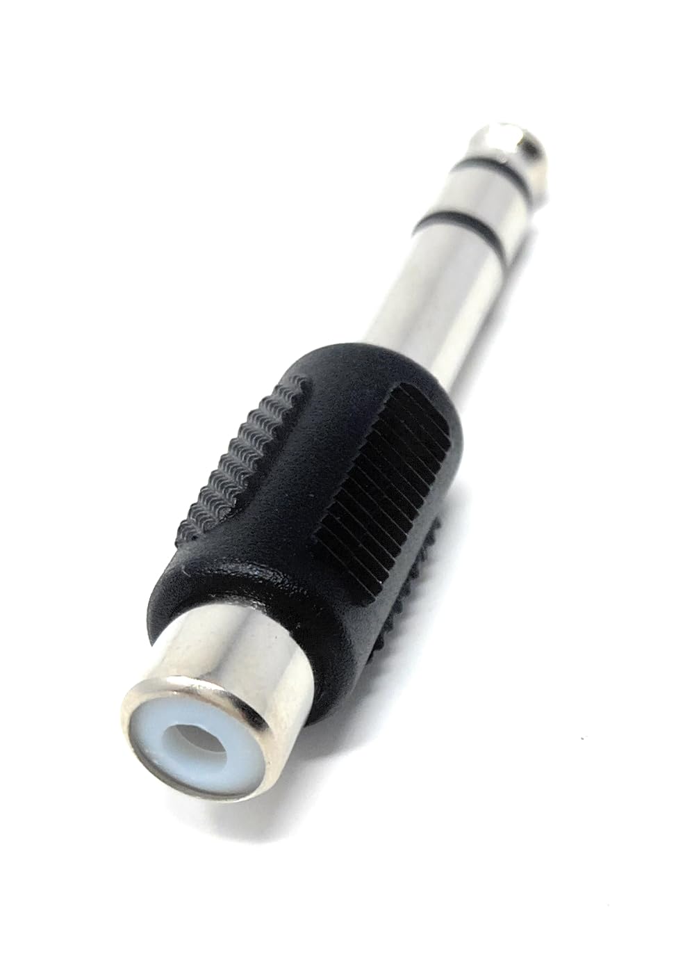 DRUT 6.35mm 1/4 Stereo Jack to RCA Phono Socket Adapter