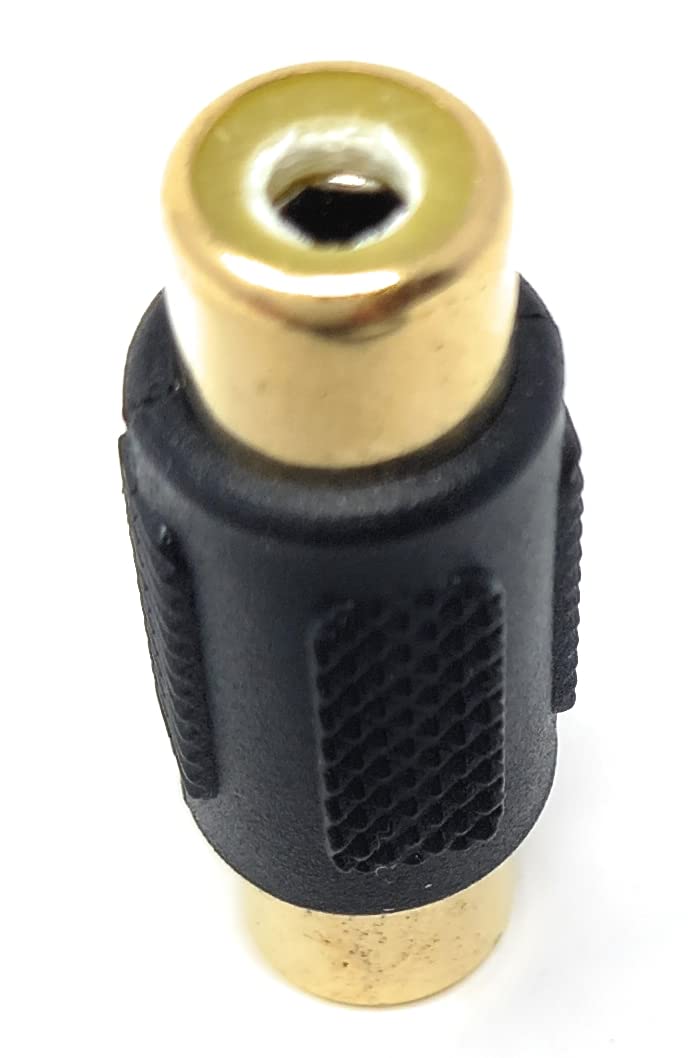 DRUT Phono RCA to RCA Coupler Joiner Female to Female Audio Connector Cable Adaptor Gender Changer