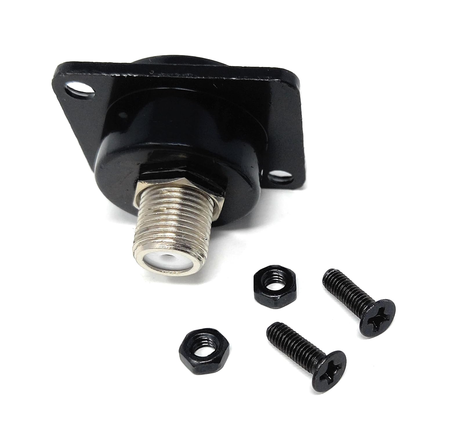 DRUT F-Type Female to Female D-Series Panel Mount Coaxial Adapter – Snap-In Coax Cable Extender Coupler for Wall Plates