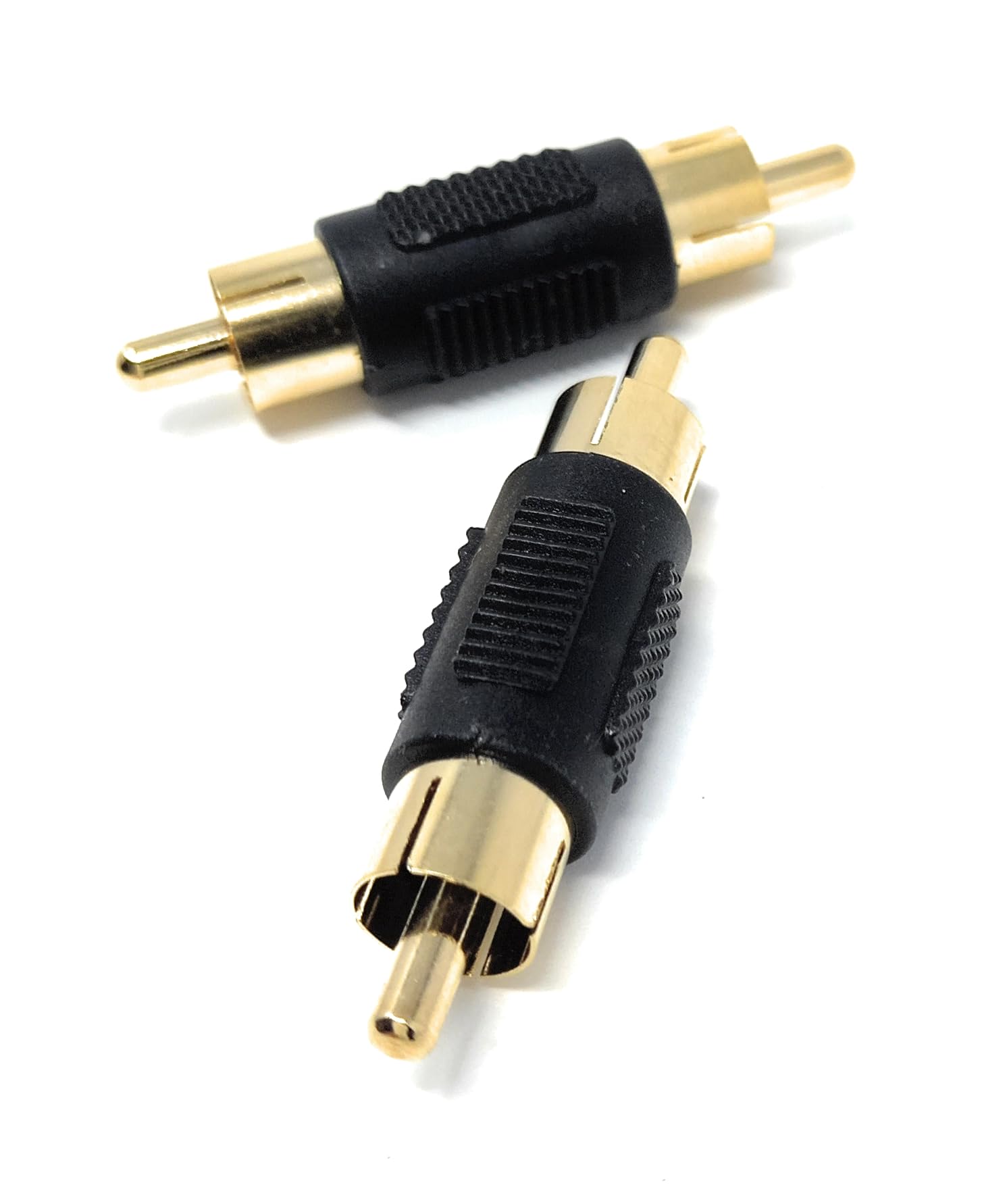 DRUT RCA To RCA Phono Plug Cable Joiner Coupler Adapter (Male to Male)