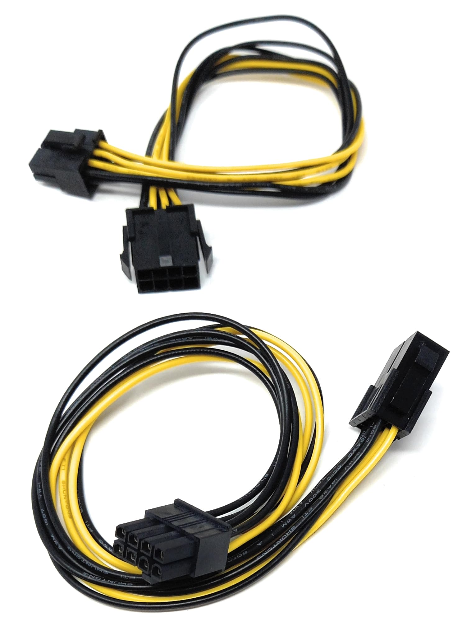 DRUT 30cm 8 PIN Male to 8 PIN Female PCI Express PCIE Power Graphics Card Extension Cable