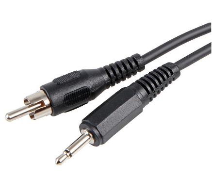 3.5mm Mono Jack to RCA Phono Plug Cable Lead (Various Lengths)