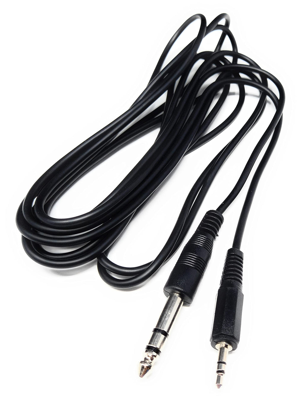 DRUT 3.5mm to 6.35mm (1/4") Stereo Jack Plug to Plug, Male to Male Audio Lead Cable