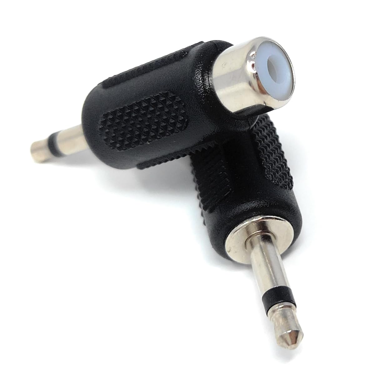 DRUT RCA Phono Socket to 3.5mm Mono Jack Plug, Audio Video Adapter