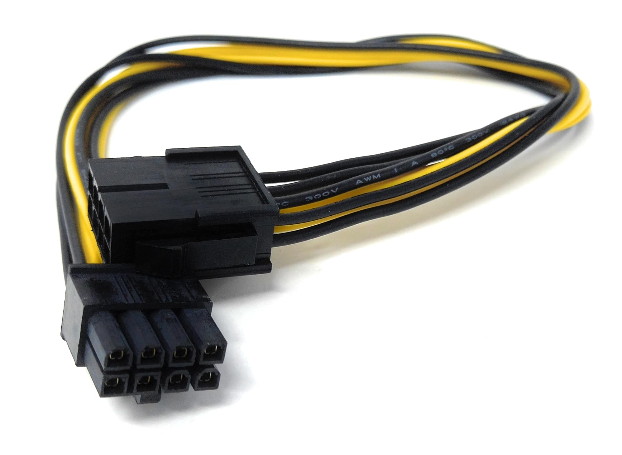 DRUT 30cm 8 PIN Male to 8 PIN Female PCI Express PCIE Power Graphics Card Extension Cable