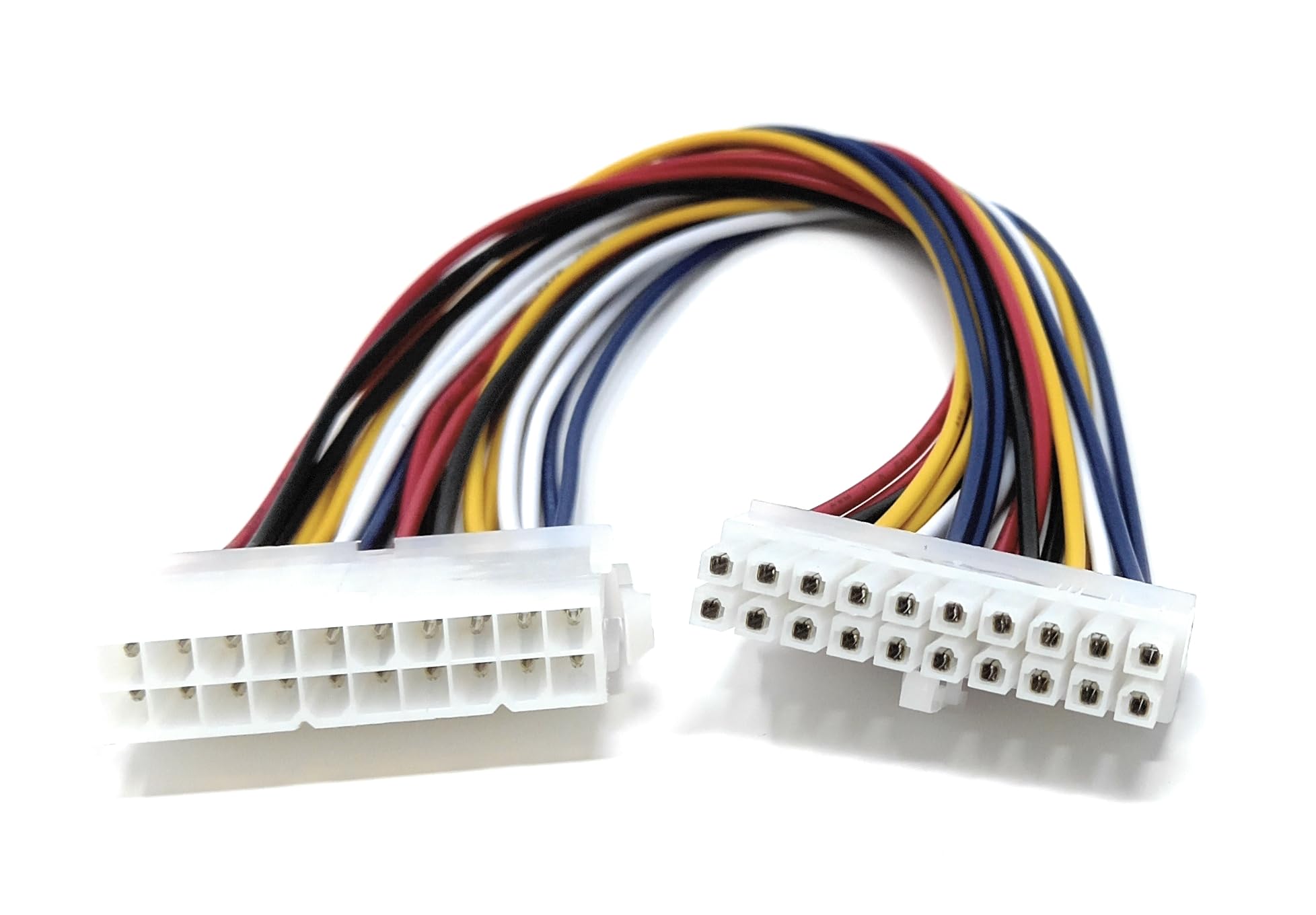 DRUT 30cm ATX 20 pin Power Extension Cable Male to Female, power Connector From the PSU to The Motherboard 1ft
