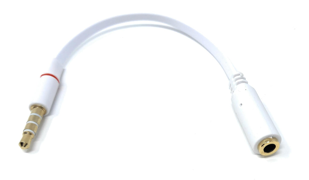 DRUT 4 Pole 3.5mm Adapter Cable Lead Convert Headsets from OMTP to CTIA/AHJ