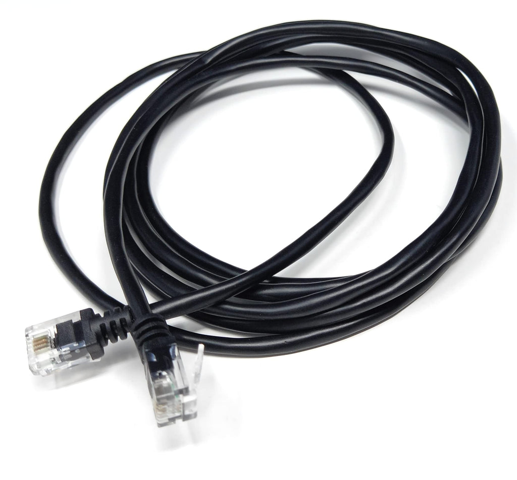 RJ11 to RJ11 ADSL 2 High Speed Broadband Modem Telephone Cable Transmits Data Up to 100 Mbits/sec, 26 AWG Supports Analogue or Digital (DSL/ISDN) Applications