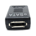 DRUT eSATA to SATA Adapter, Female to Female Coupler