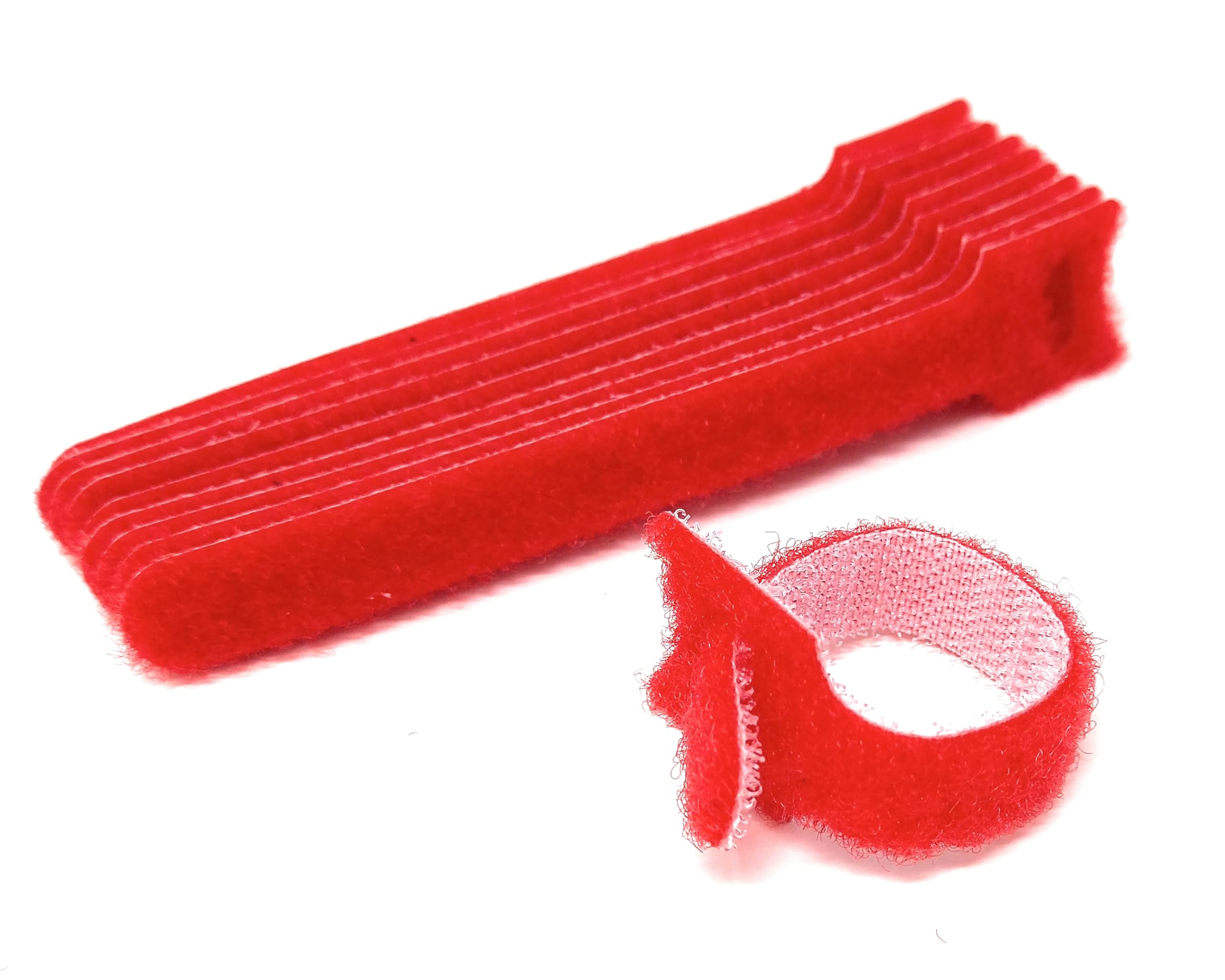 Hook & Loop Reusable Cable Ties 135mm x 12mm – 10 Pack – Adjustable Cord Organizer Straps for Wires, Cables, Home, Office & Electronics – Durable & Reusable Fastening Ties