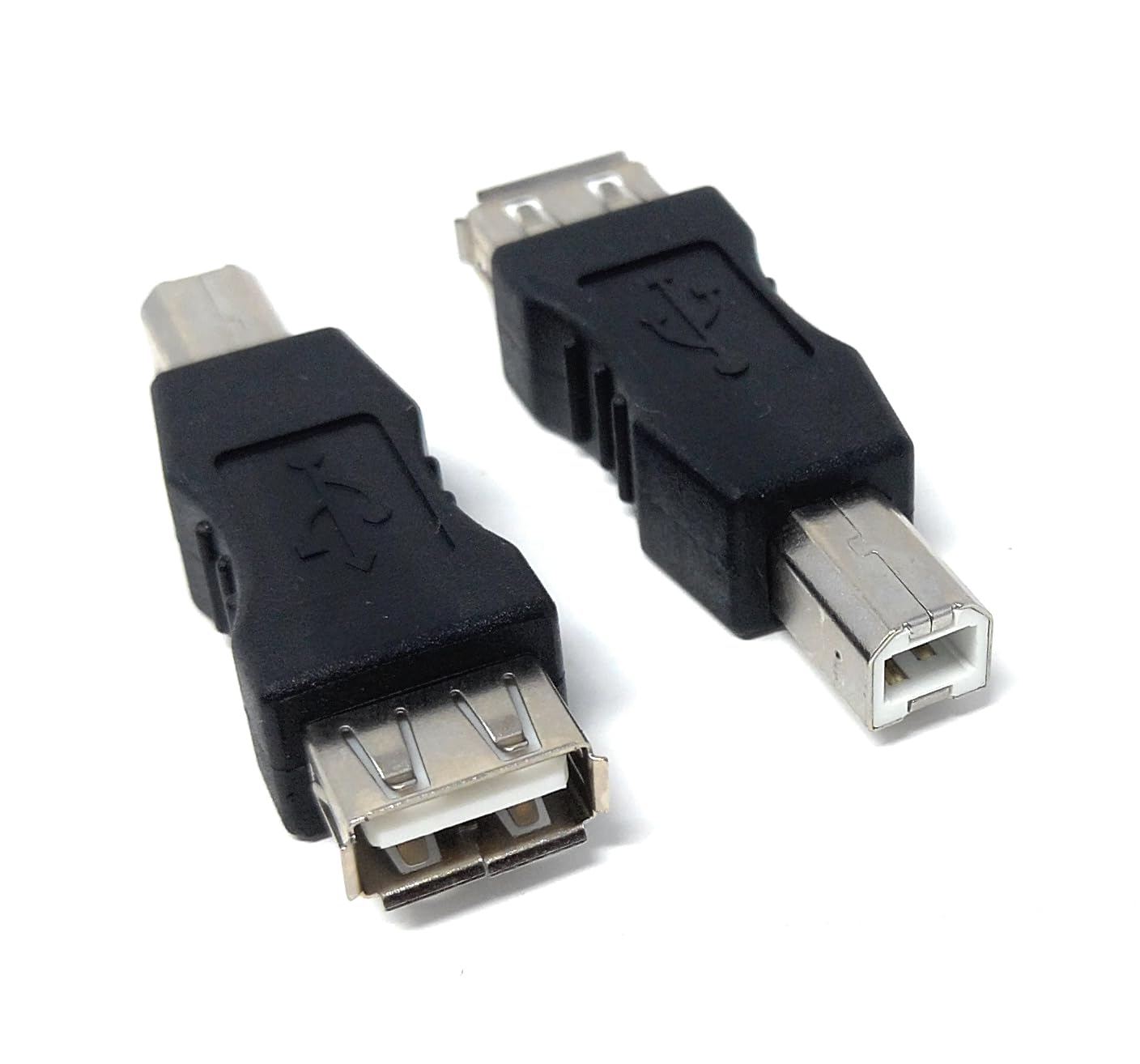 DRUT USB 2.0 A Socket to USB B Printer Male Plug Cable Converter Adapter Nickel Plating with Gold Contacts