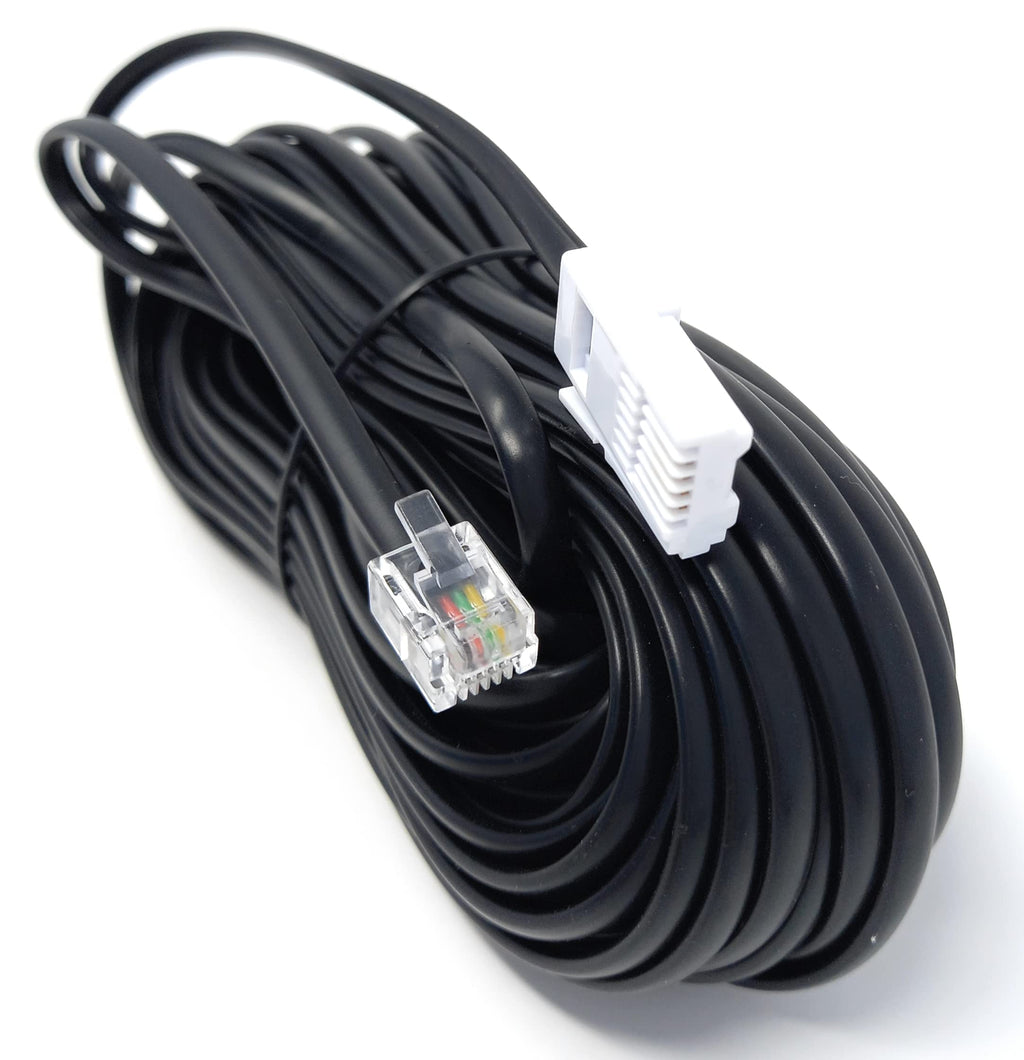 DRUT BT to RJ11 4 Wire (431A) Male to Male UK Telephone Modem Lead Cable