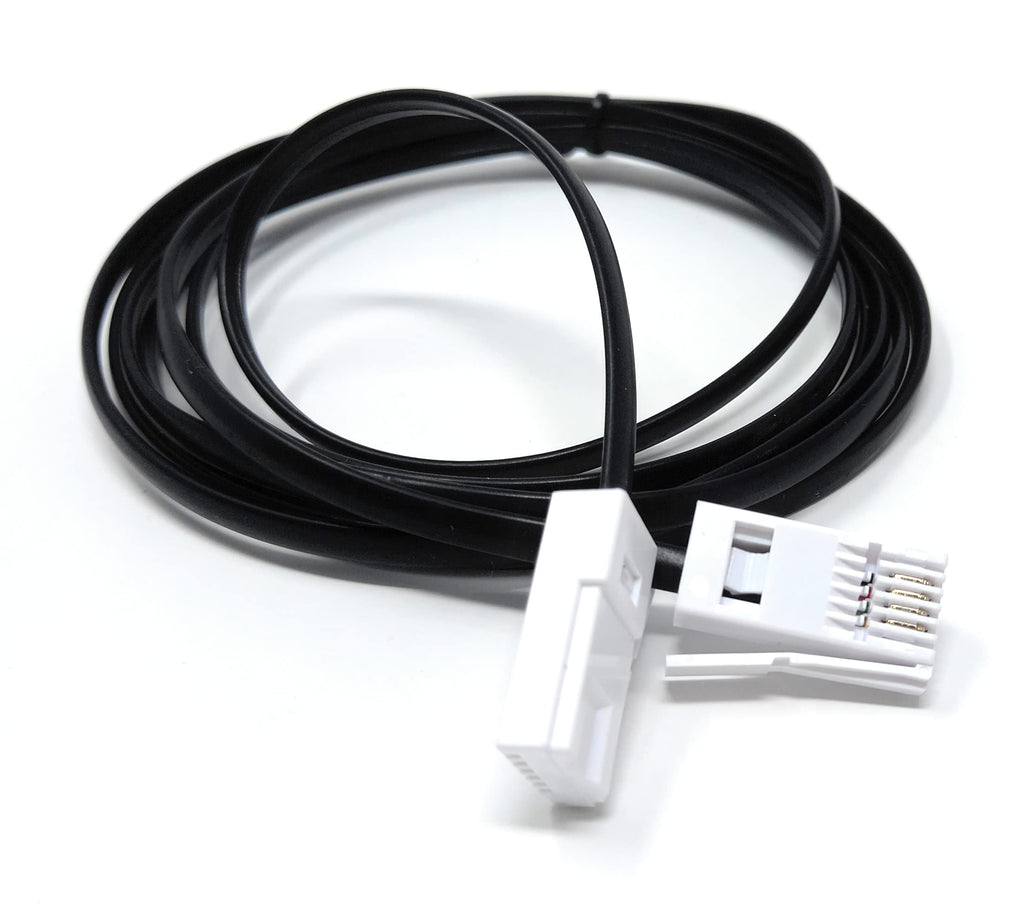 DRUT BT to BT 4 Wire 431A Male to Male Plug Telephone Flat Cable Lead
