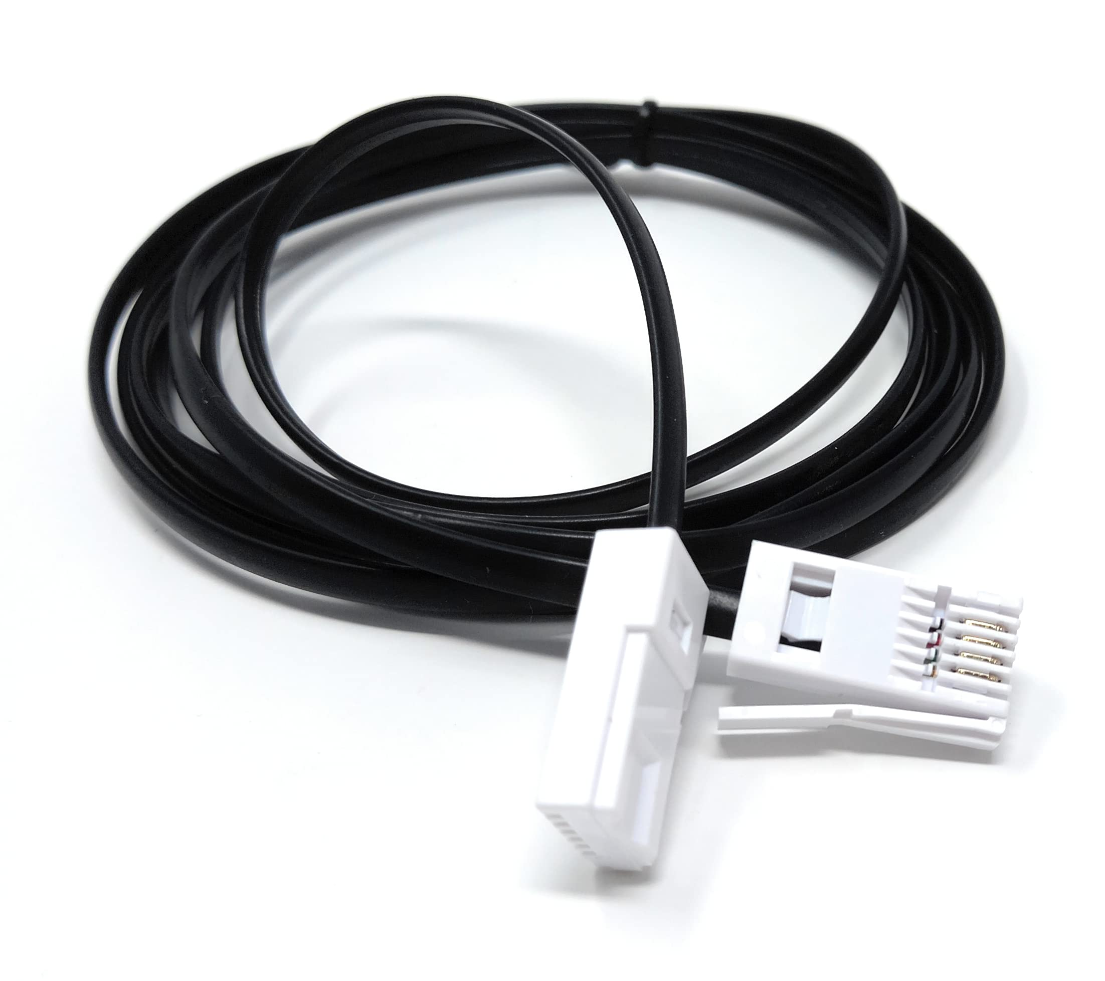 DRUT BT to BT 4 Wire 431A Male to Male Plug Telephone Flat Cable Lead