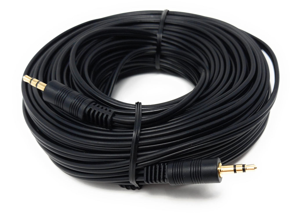 DRUT 3.5mm to 3.5mm Stereo Audio AUX Cable Gold Connectors, Small 3 pin Jack to Jack Speaker Lead