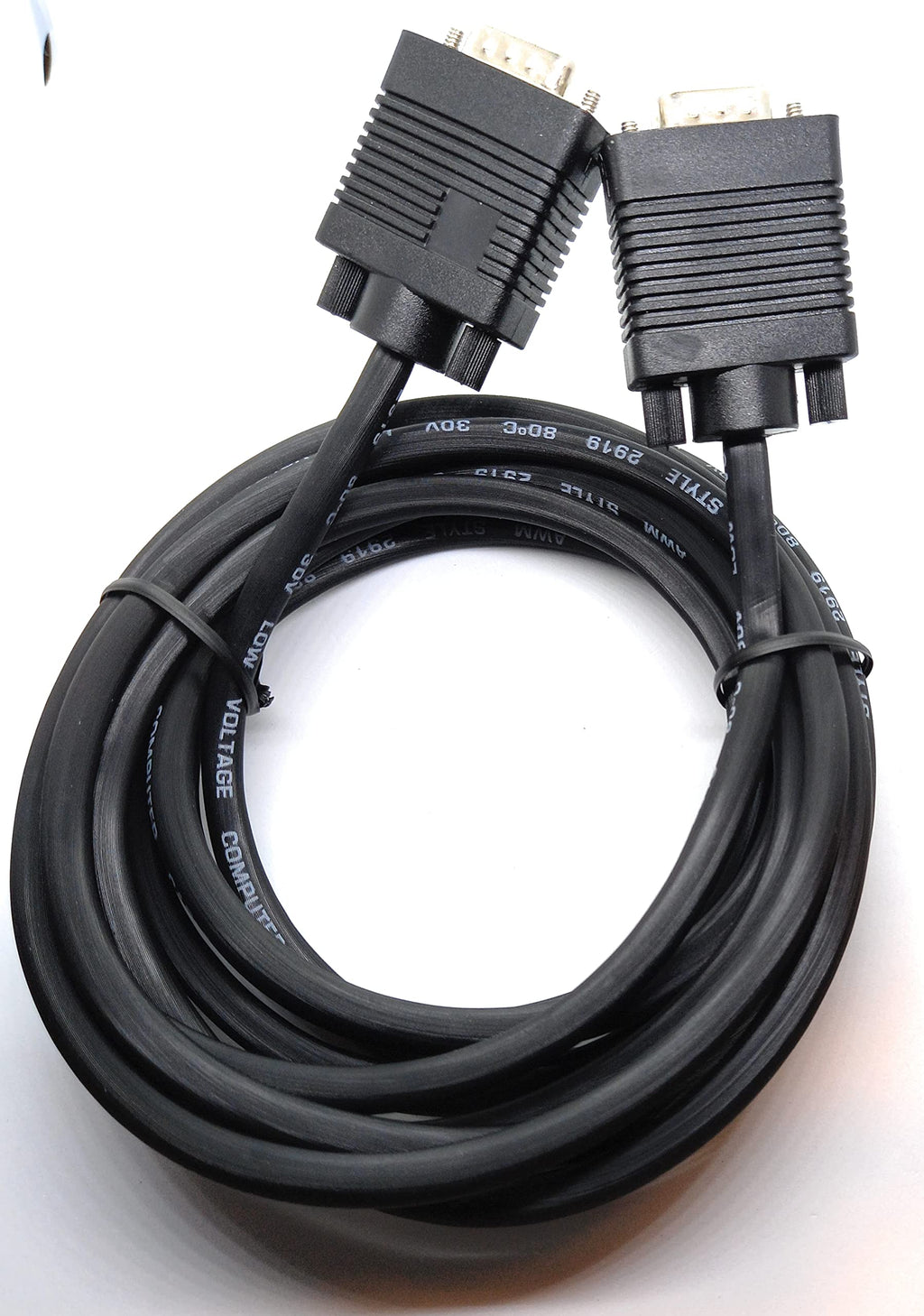 DRUT VGA to VGA Cable 15 pin SVGA Male to Male for Monitor Computer PC Laptops TV Projectors Extension Lead, HD15 All Data Pins Connected