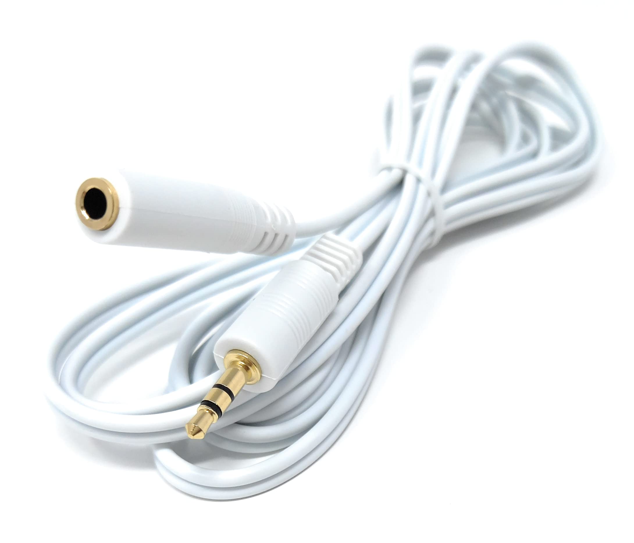 DRUT 3.5mm to 3.5mm Stereo Audio Extension Cable Lead Male to Female Gold Connectors