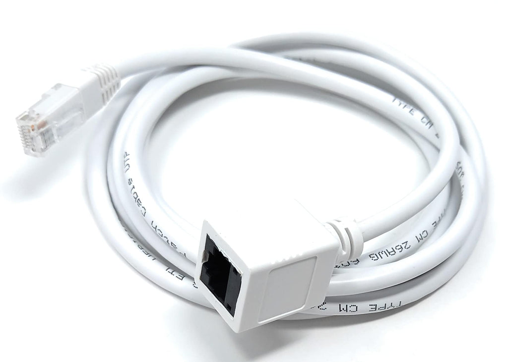 DRUT Cat6 Ethernet Extension Cable - RJ45 Male to Female Extender, Supports Cat8/Cat7/Cat6/Cat5e/Cat5 Standards, Gigabit LAN Network Patch Cord for PC, Switch, Router, Game Console