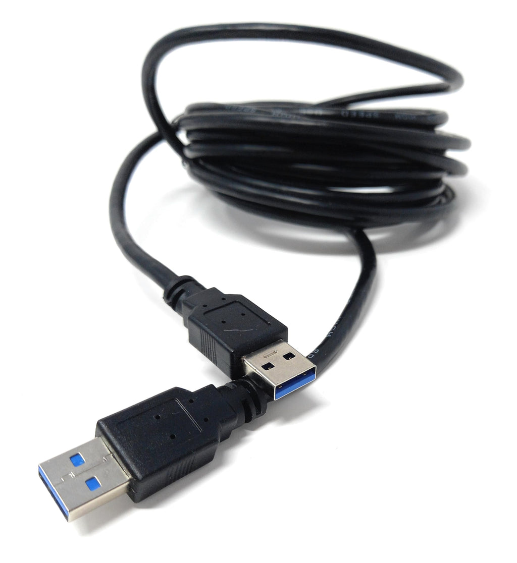 USB to USB 3.0 A Male to Male Lead 5 Gbit/s (625 MB/s), 10 Times Faster Than USB 2.0, SuperSpeed Data Transfer Cable