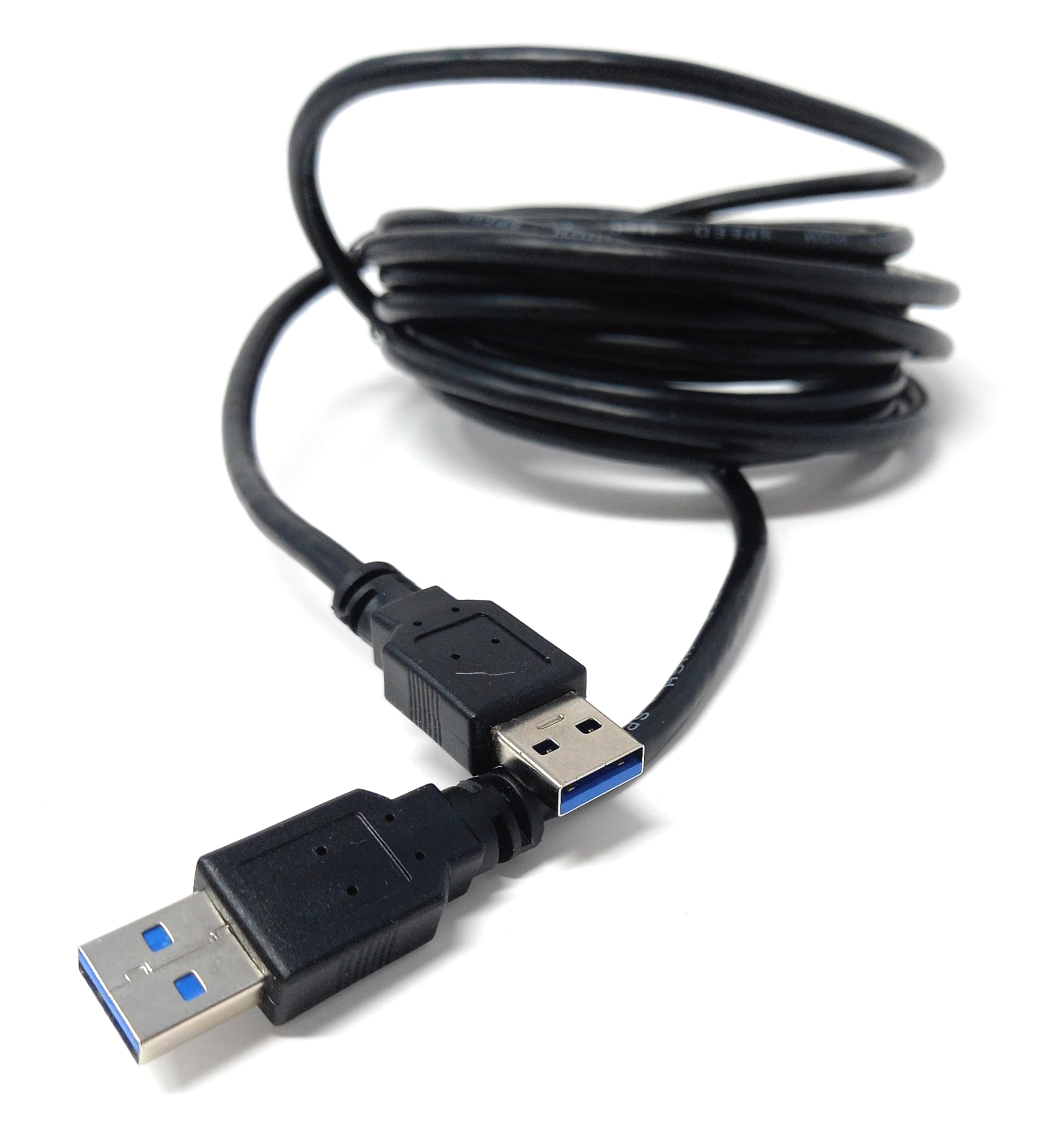 USB to USB 3.0 A Male to Male Lead 5 Gbit/s (625 MB/s), 10 Times Faster Than USB 2.0, SuperSpeed Data Transfer Cable