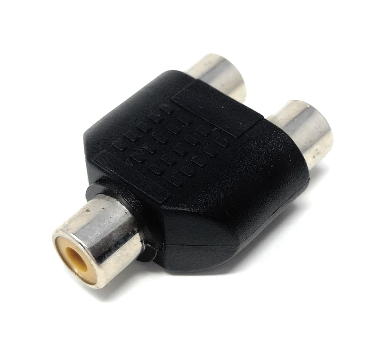 DRUT RCA Y Splitter Adapter, 1 RCA Female to 2 RCA Female Audio/Video Connectors