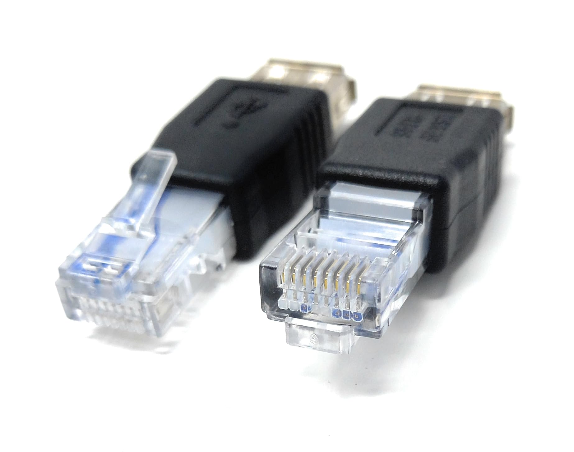 RJ45 to USB 2.0 Female Adapter, USB Female to LAN RJ45 Male Ethernet Network Adapter (10/100Mbps)
