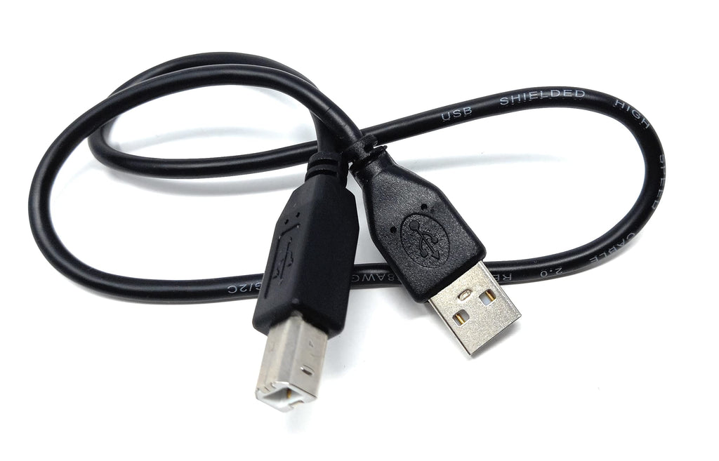 DRUT USB A to B 2.0 24AWG High Speed Cable Lead for Printer, Scanner, Music Instrument