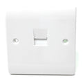 DRUT Single 1 Gang BT Socket Secondary Telephone Outlet Faceplate