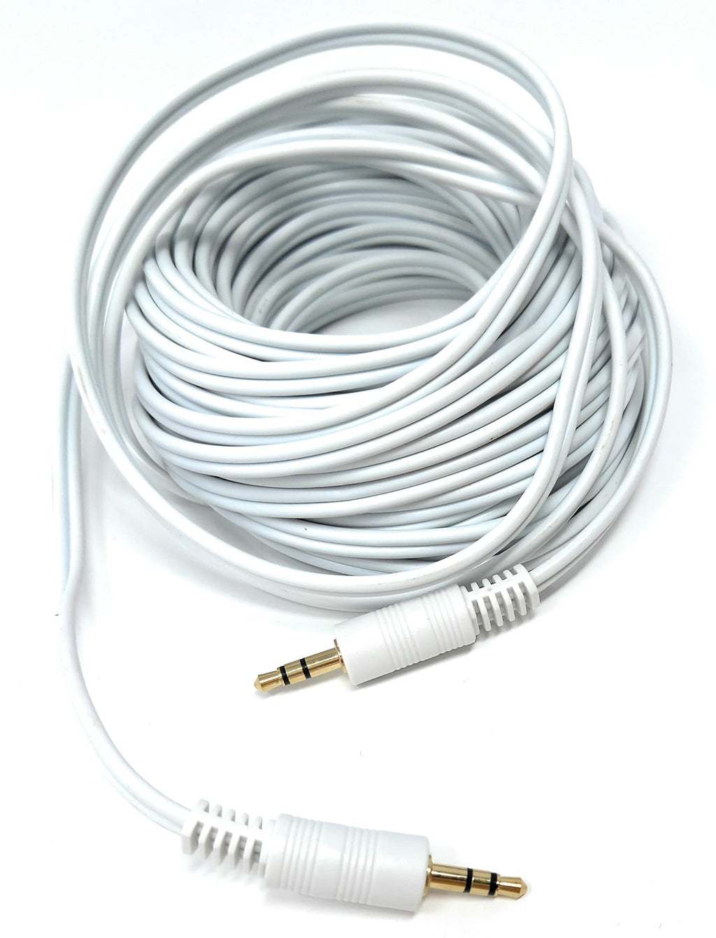 DRUT 3.5mm to 3.5mm Stereo Audio AUX Cable Gold Connectors, Small 3 pin Jack to Jack Speaker Lead