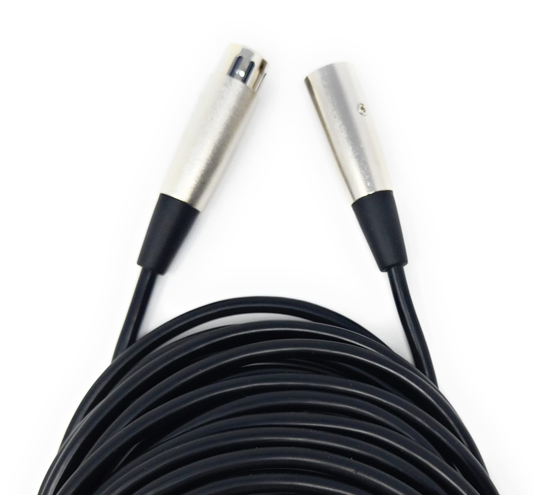 DRUT 3 pin XLR Male Plug To XLR Female Socket, Audio Microphone, Mixer, Speaker Lead Cable